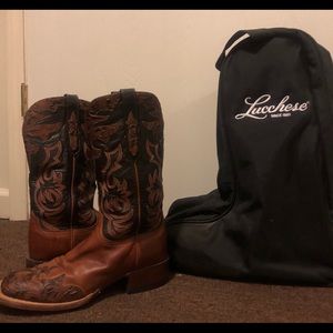 Lucchese boots—boot bag included!